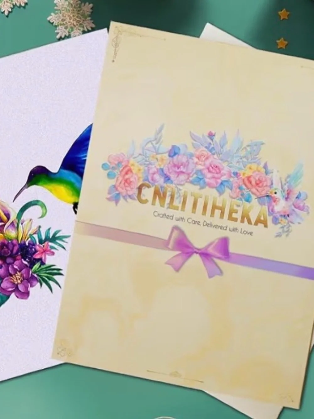 CNLTIHEKA 3D hummingbird card